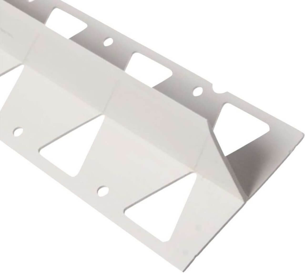 Profil TCOURB 40 PVC lg.2000 gris clair