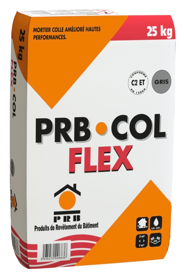 Colle flex gris PRB sac 25 kg