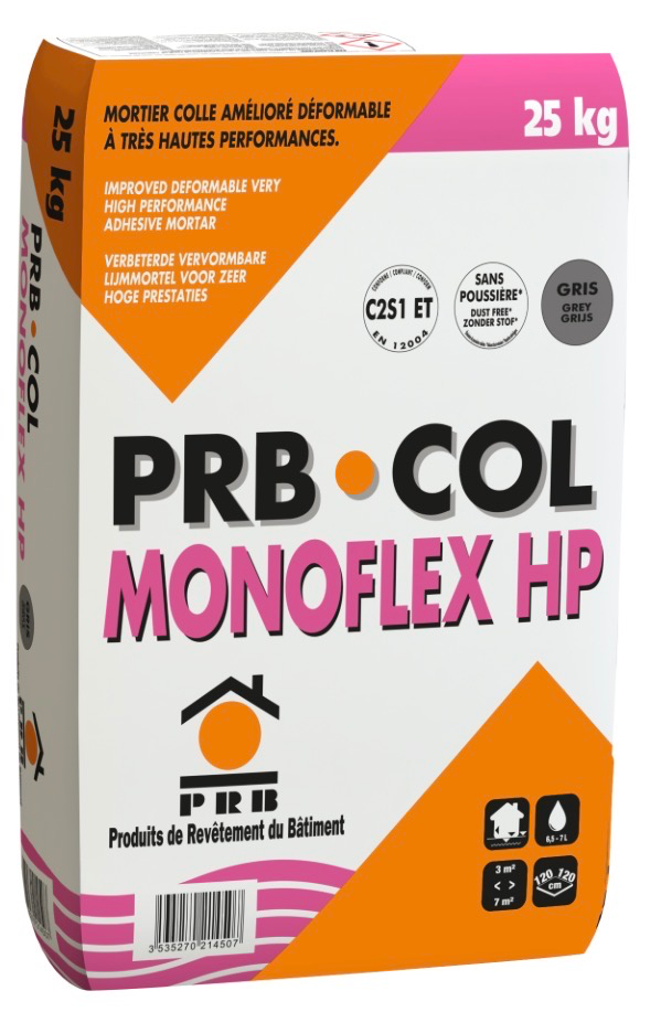 Colle MonoFlex gris PRB sac 25 kg