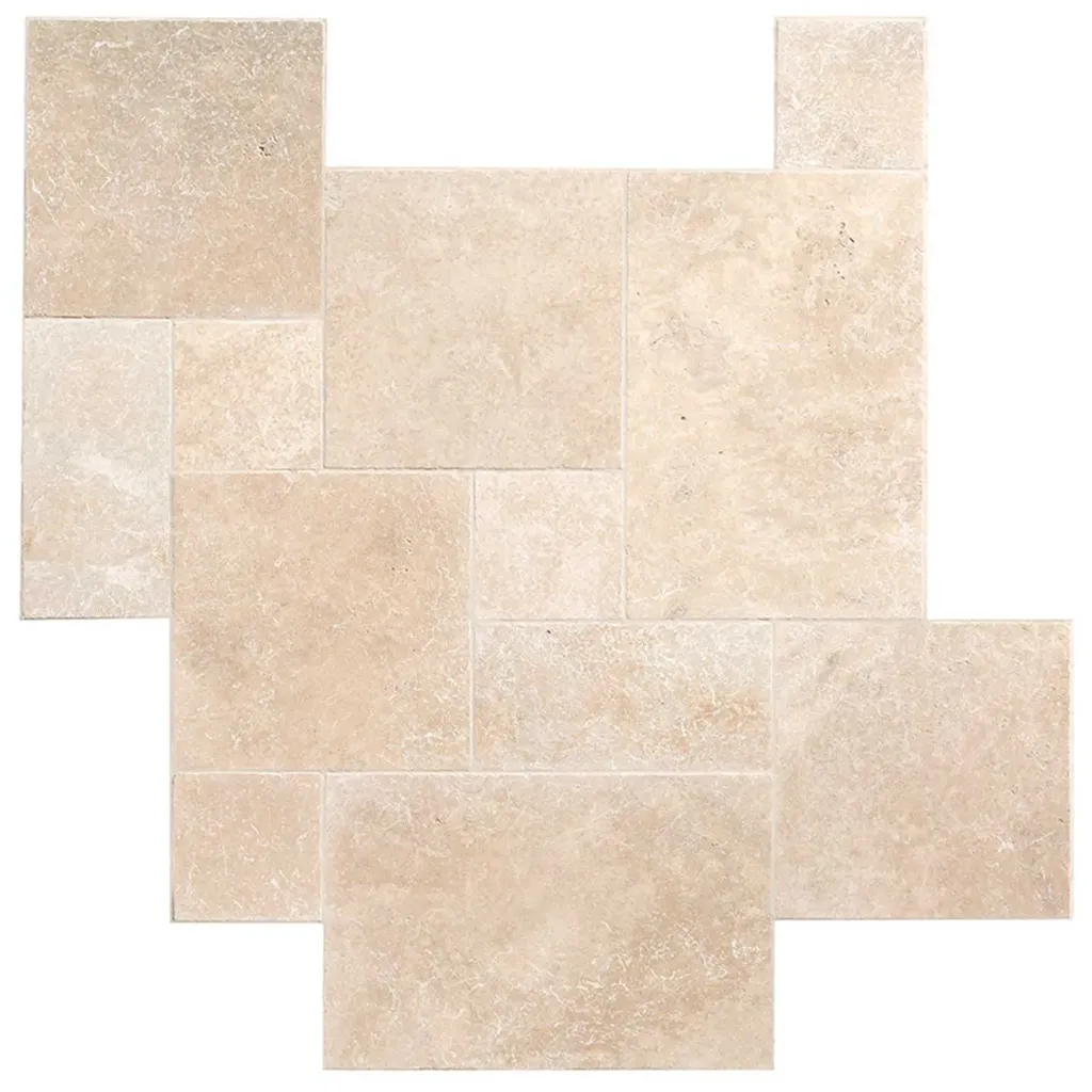 [PTB101] Dalle travertin - vieilli - OPUS 4 60x40 - Ep.1,2 Beige Classic