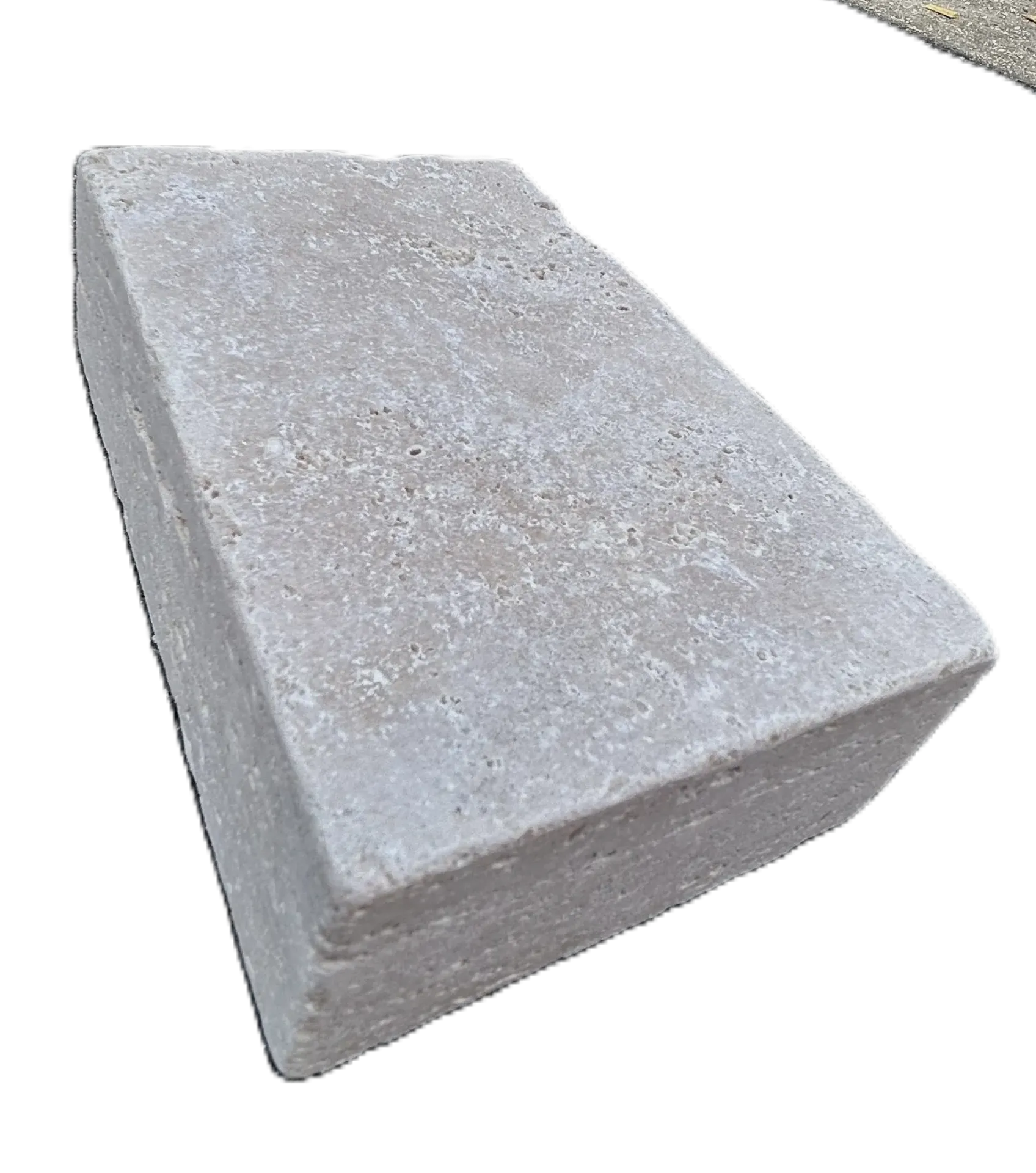 Pavé travertin - vieilli - 10x15x5 Beige Classic (61pcs/m²)