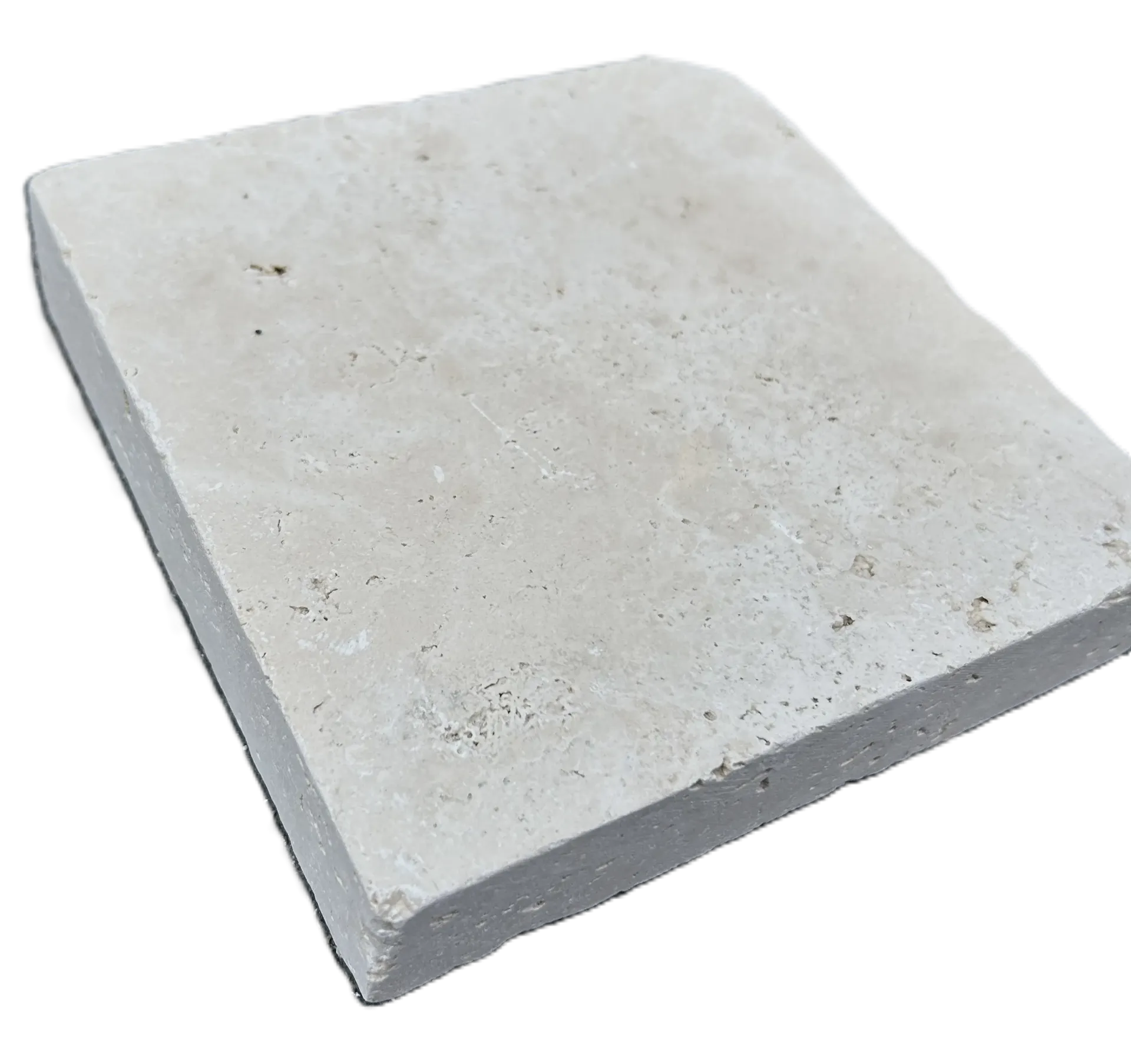 [PTB007] Pavé travertin - vieilli - 15.3x15.3x3 Beige Classic (42pcs/m²)