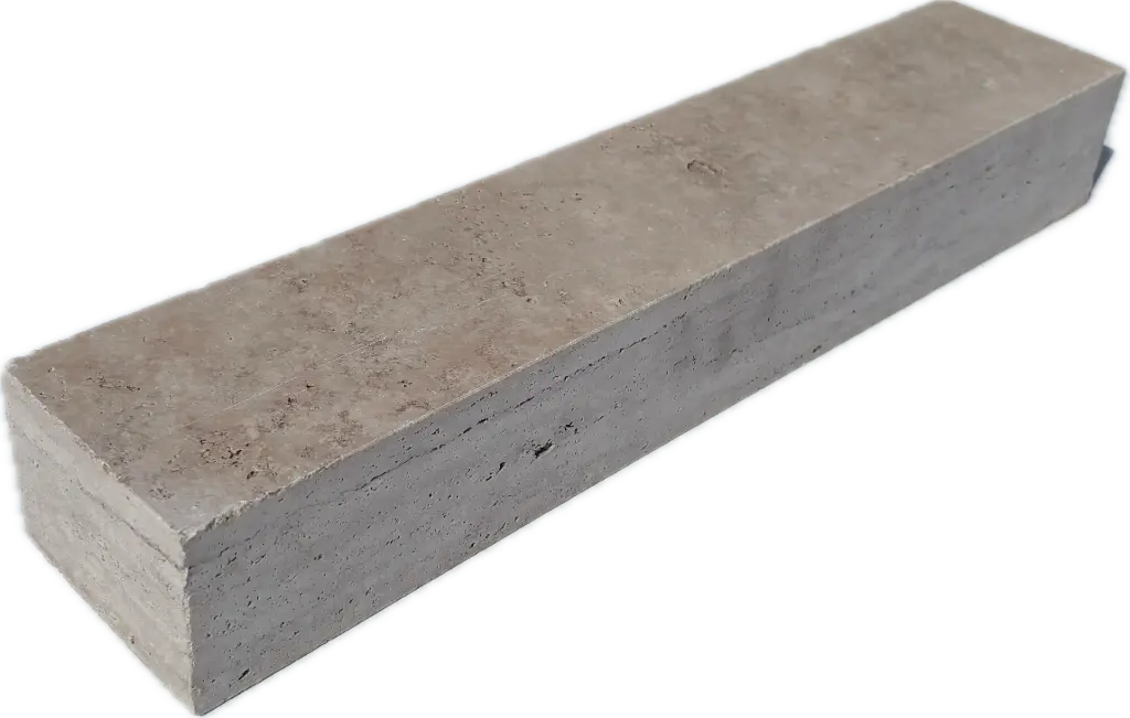 [PTB402] Bordure travertin - 2 faces adoucies + ch.3 - 15x5 lg.100 Beige Classic