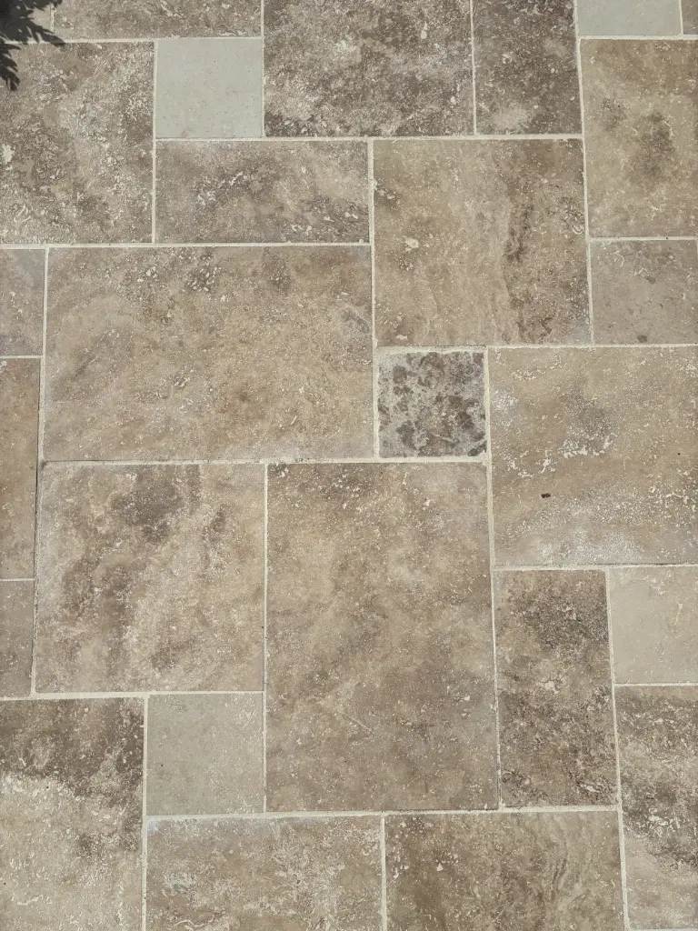 [PTC103] Dalle - Travertin Chocolat - OPUS 4 60x40x.3