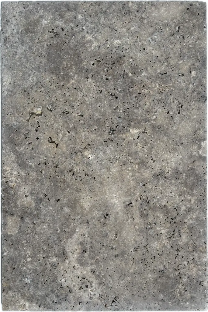 [PTG103] Dalle travertin - vieilli - OPUS 4 60x40 - Ep.3 Gris Silver