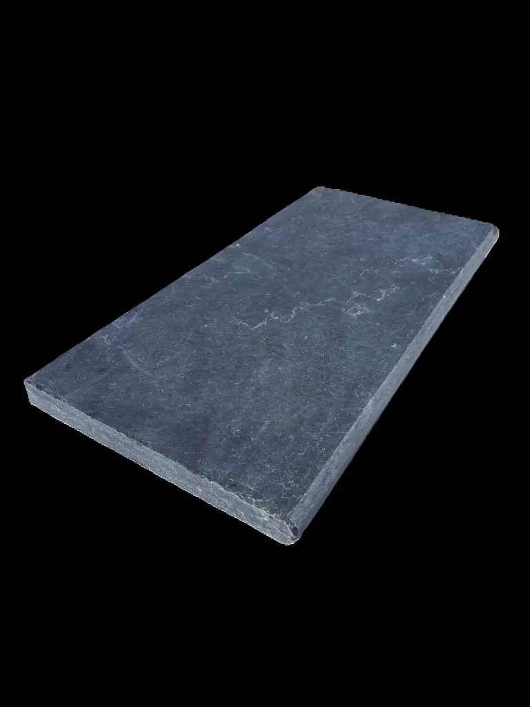 Margelle droite Pierre Bleue - calibré nez arrondi - 60x30x3 vieilli