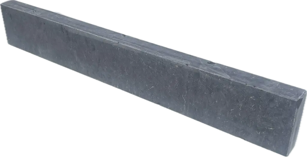 Bordure Pierre Bleue - vieilli 2 faces + ch.3 - 15x5 lg.100