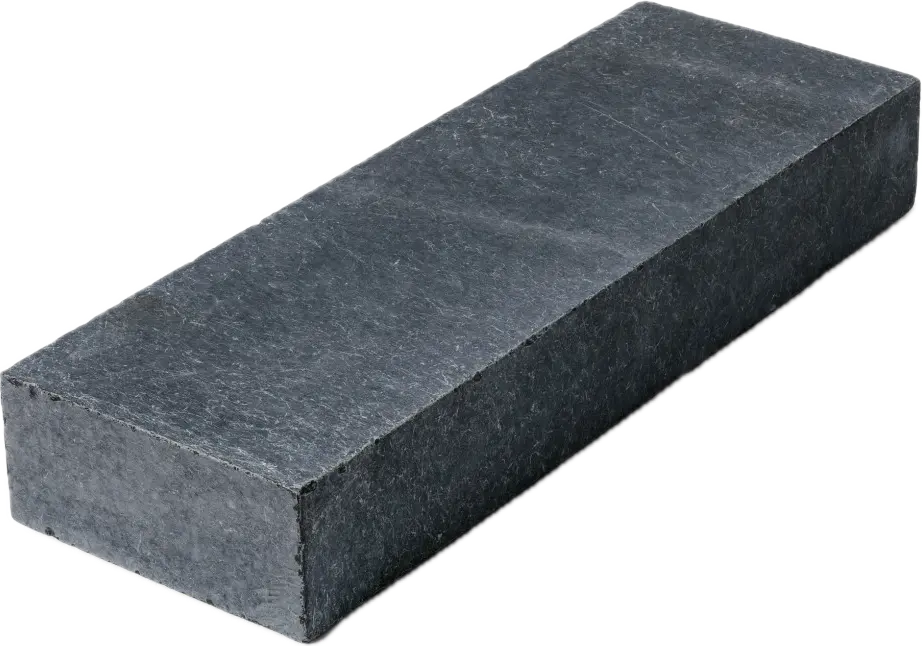 Bloc marche Pierre Bleue - vieilli 4 faces + ch.4 - 35x15 lg.100