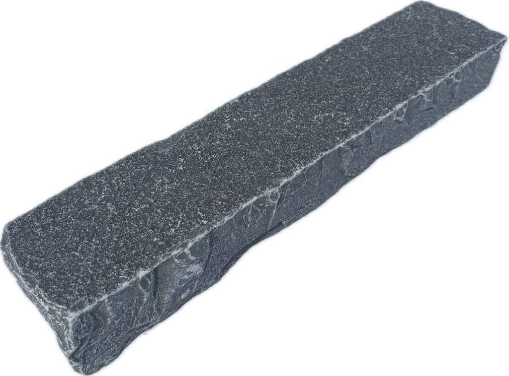 Bordure Tandur tambourinée - toutes faces clivées - 20x6 lg.100 Gris