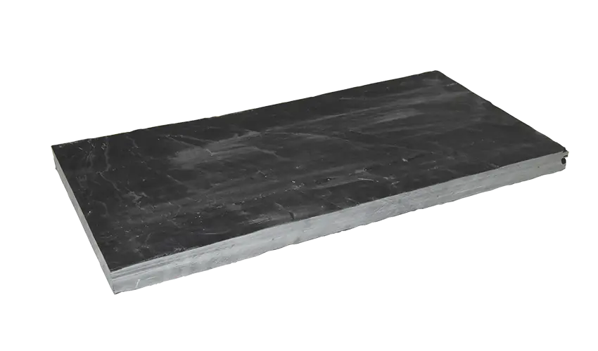 [PAE201] Palis ardoise GALYS Espagne - 4 cotés sciés 50x20x3 - 2 faces nat.