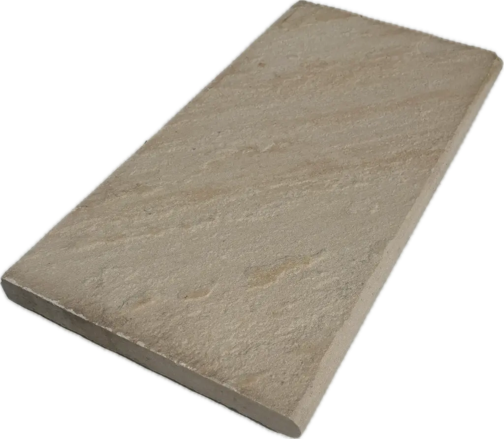 Margelle grès sciée - calibré - naturel - nez arrondi 60x30x3 Beige Mint