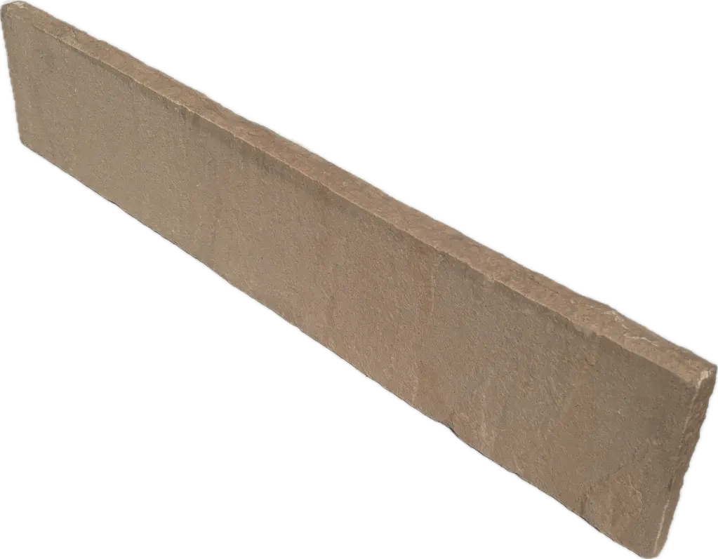Bordure grès clivée 5x20 lg.100 Beige Mint