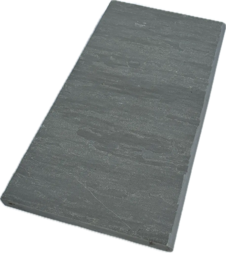 Margelle grès sciée - calibré - naturel - nez arrondi 60x30x3 Gris Kandla