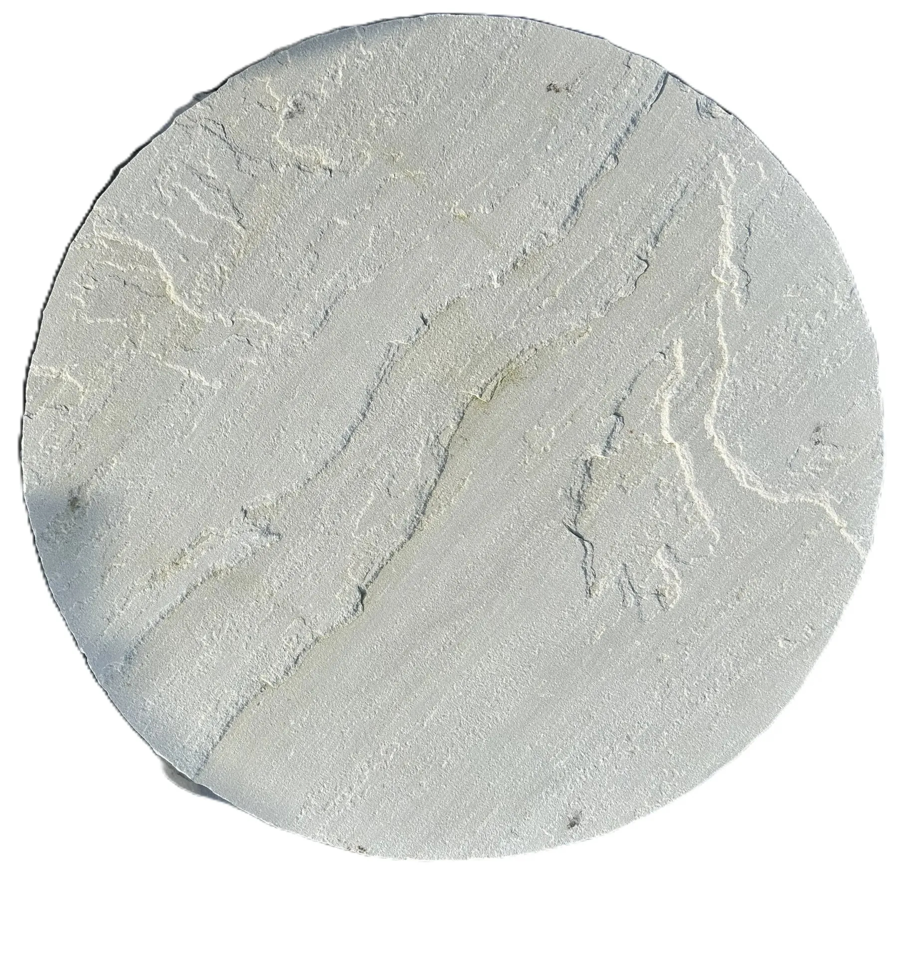 Palis grès Rond Ø60 2 faces naturelles ép.2/3 Gris Kandla