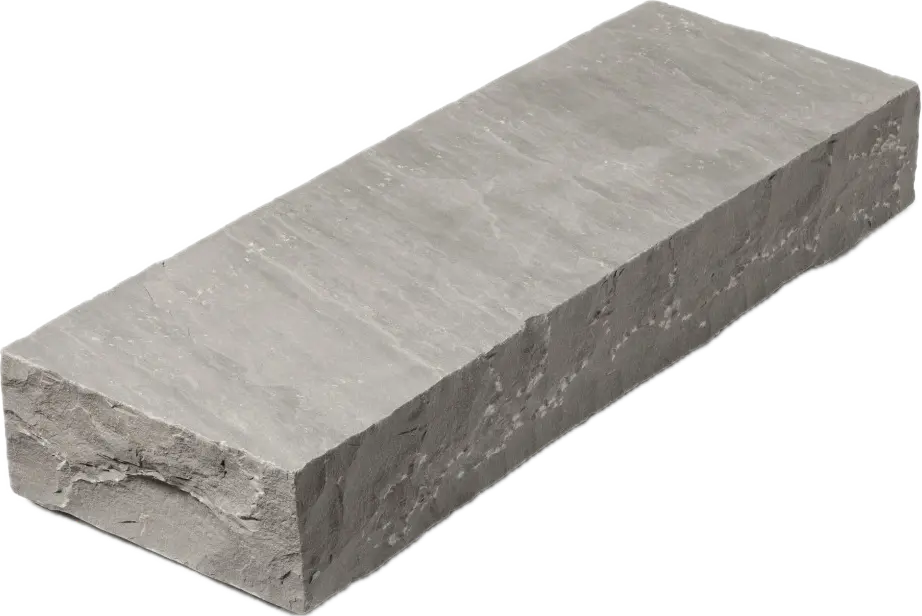 Bloc marche grès clivée 35x15 lg.100 Gris Kandla