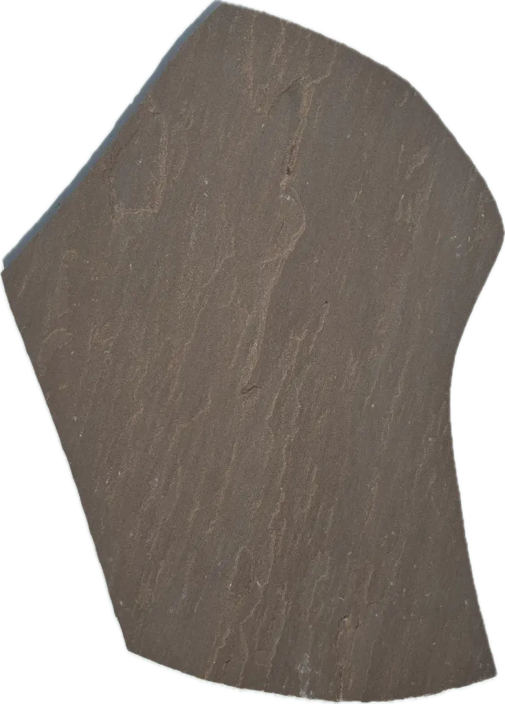 [PGC207] Pas japonais grès 2 faces naturelles ép.2/3 Brun Chocolate