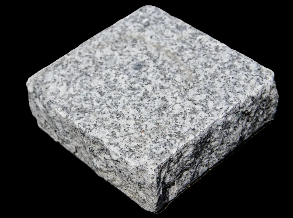 Pavé granit clivé E.P - 1 face flammée 10x10x3 Gris Tragal (81pcs/m²)
