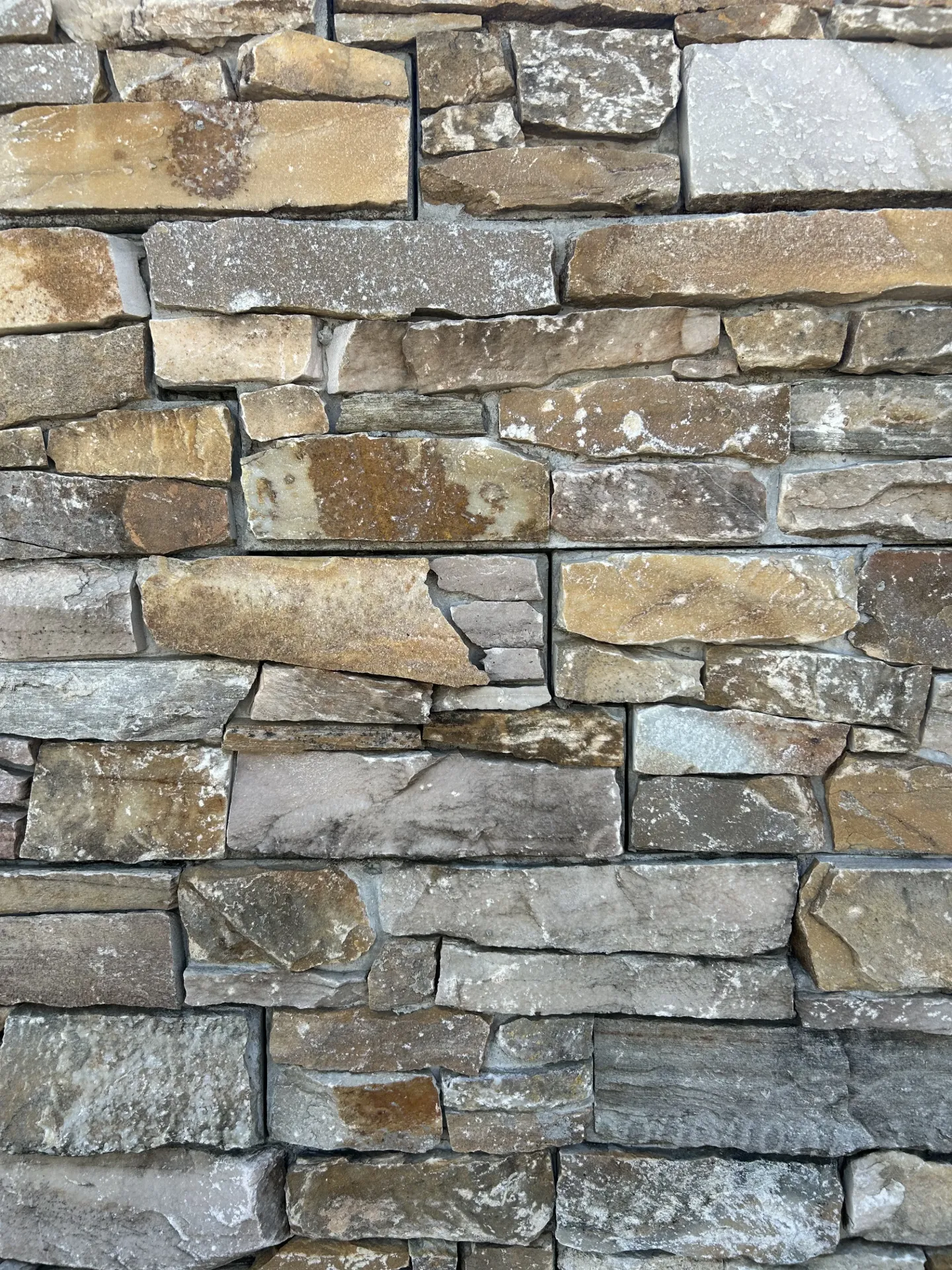 [PPAR601] PAREMENT NATUREL Quartzite Multi 60x20 ép 35-50mm (0.11m²)