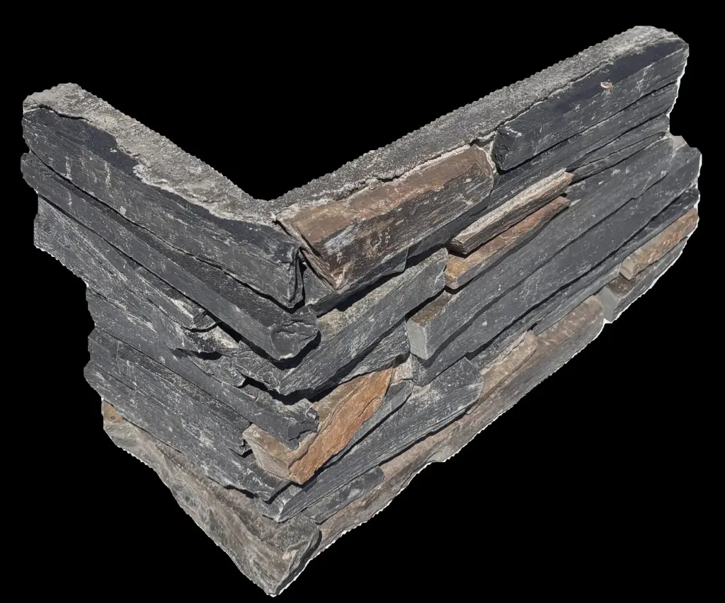 [PPAR606] ANGLE Quartzite fine 40+20x20 ép 35-50mm