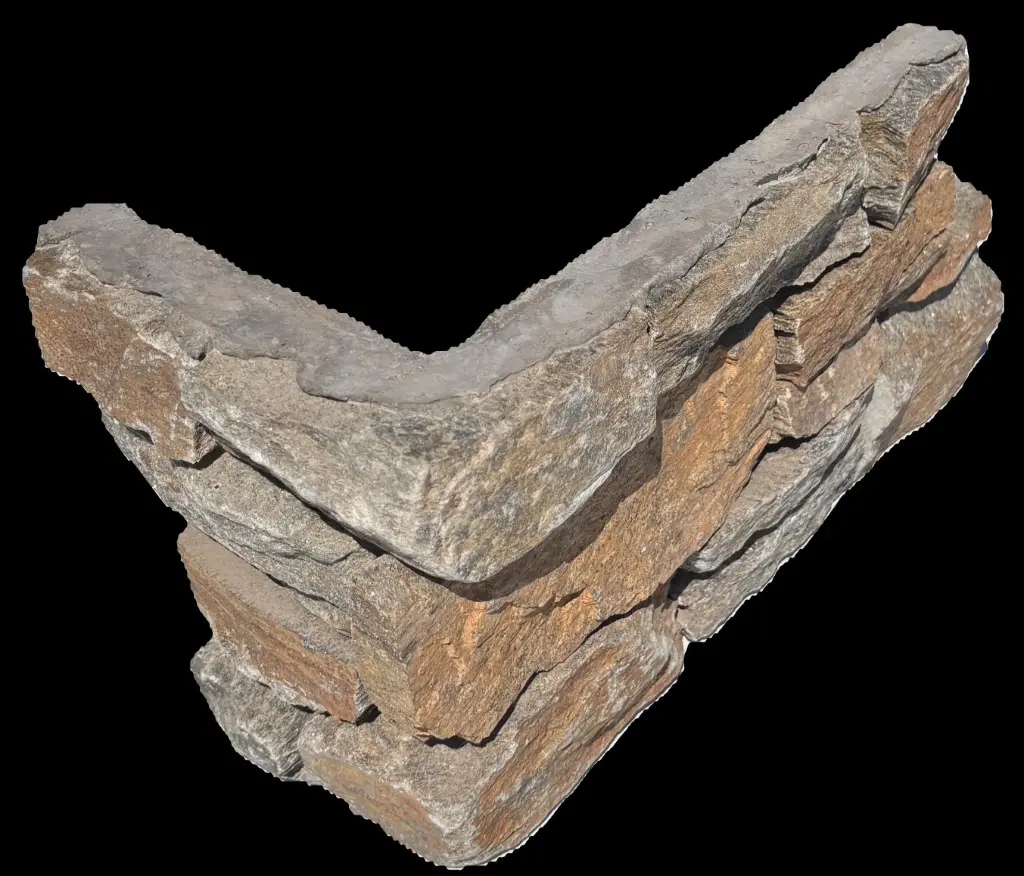 [PPAR612] ANGLE Gneiss Héritage 40+20x20 ép 35-50mm