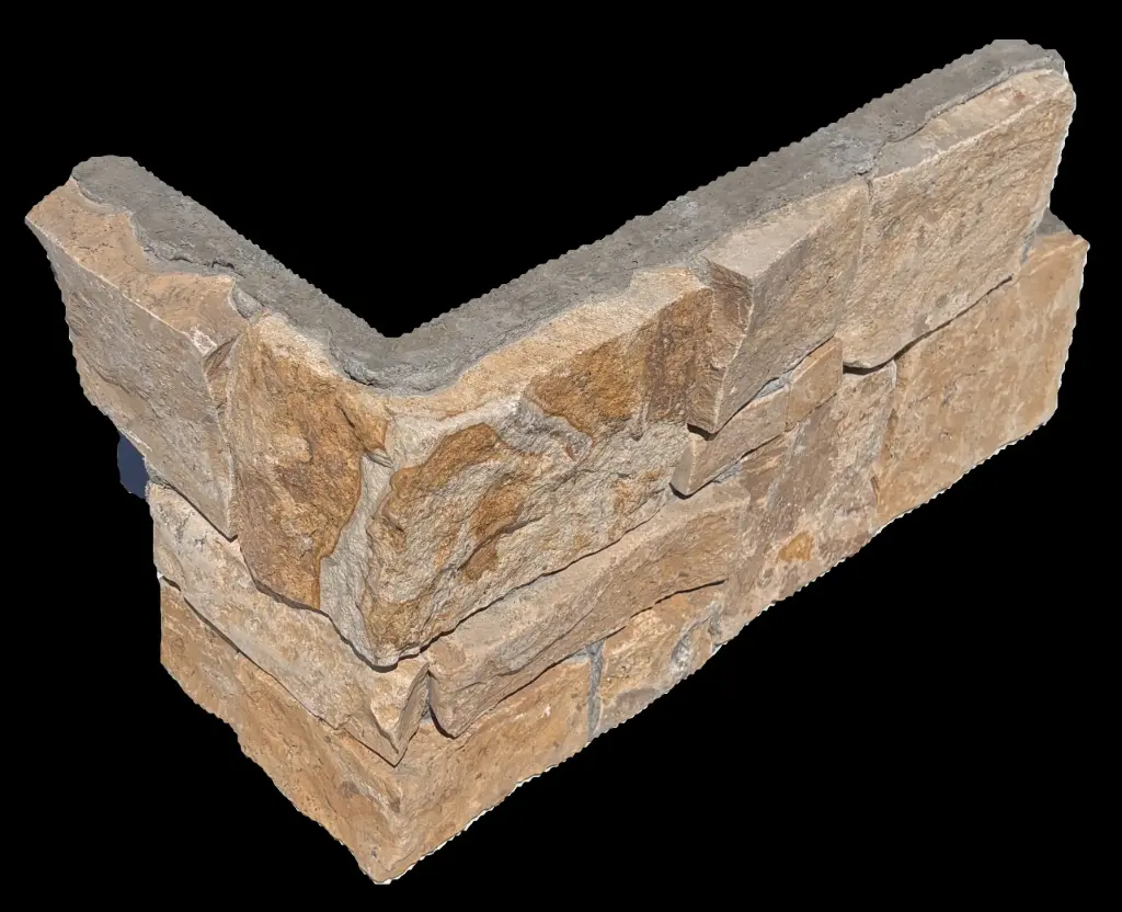 ANGLE Luberon Ocre 40+20x20 ép 35-50mm