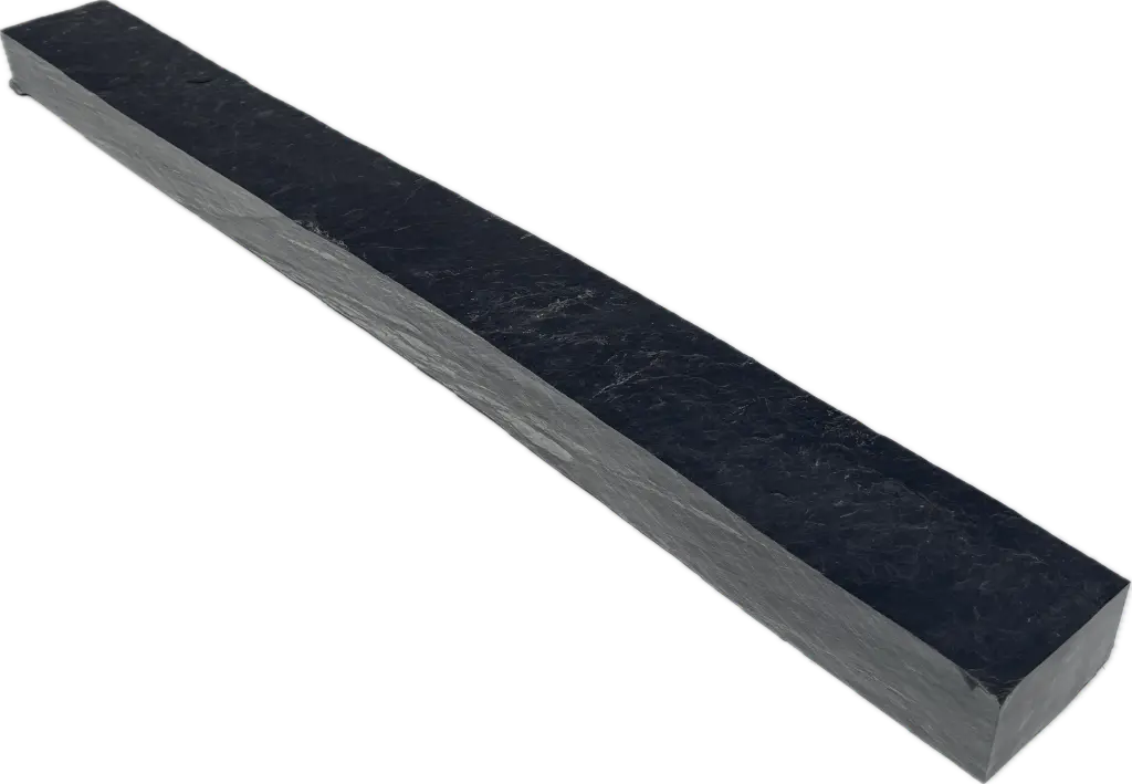 [PAE504] Piquet ardoise GALYS Espagne - 4 cotés sciés 10x6x50 - 2 faces nat.