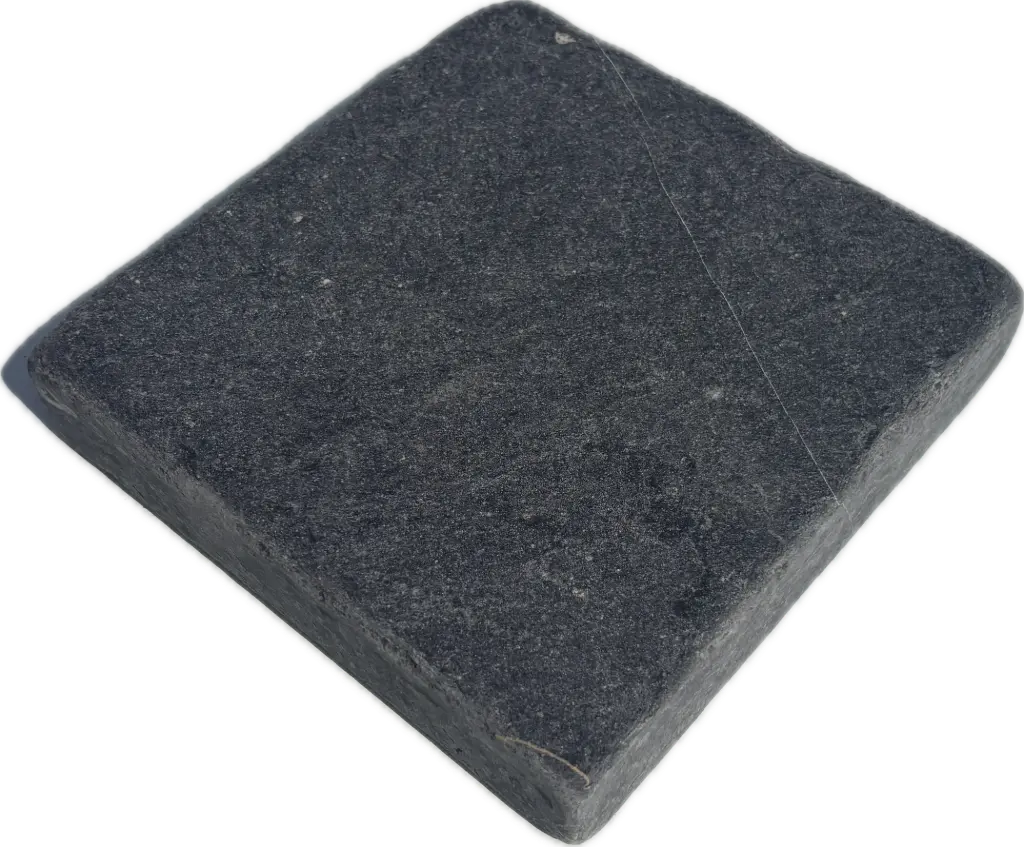 [PAE001] Pavé ardoise GALYS Espagne - 4 côtés sciées 15x15x3 - 2 faces nat