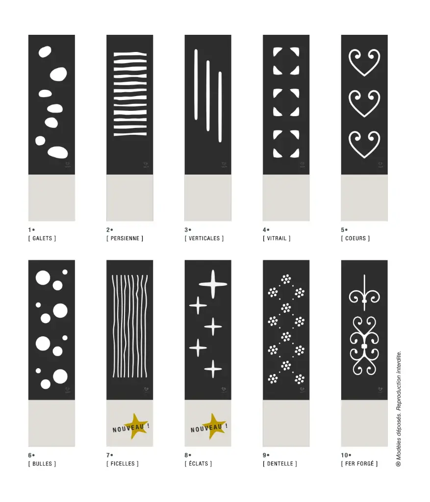 Totem ardoise GALYS 4 cotés sciés 150x50 Ep.3cm