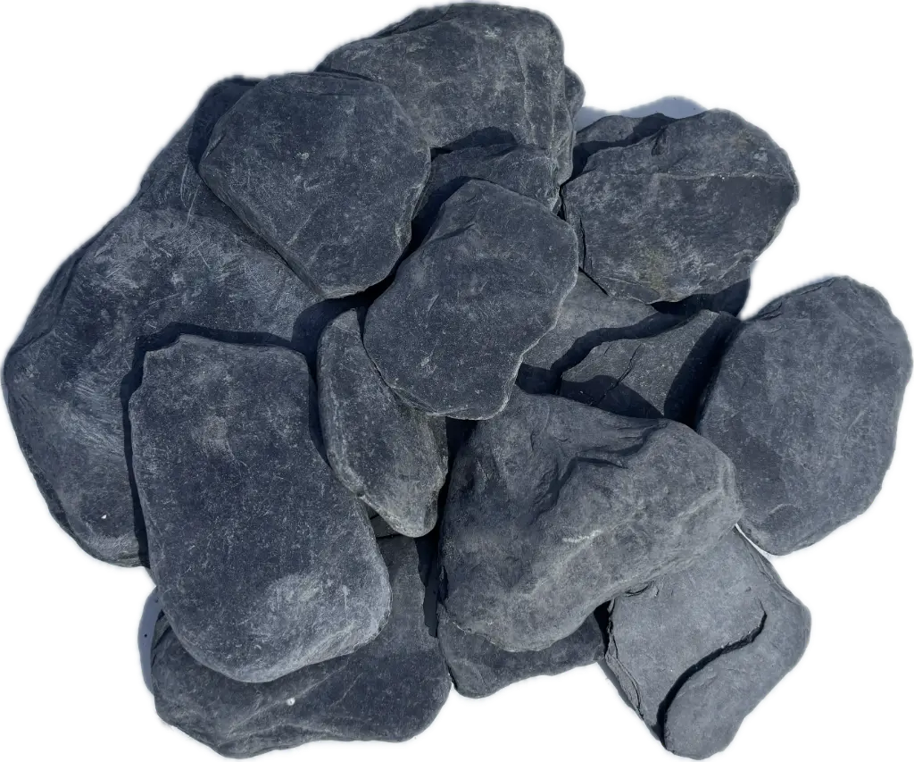 Galet ARDOISE noire roulé 40/100