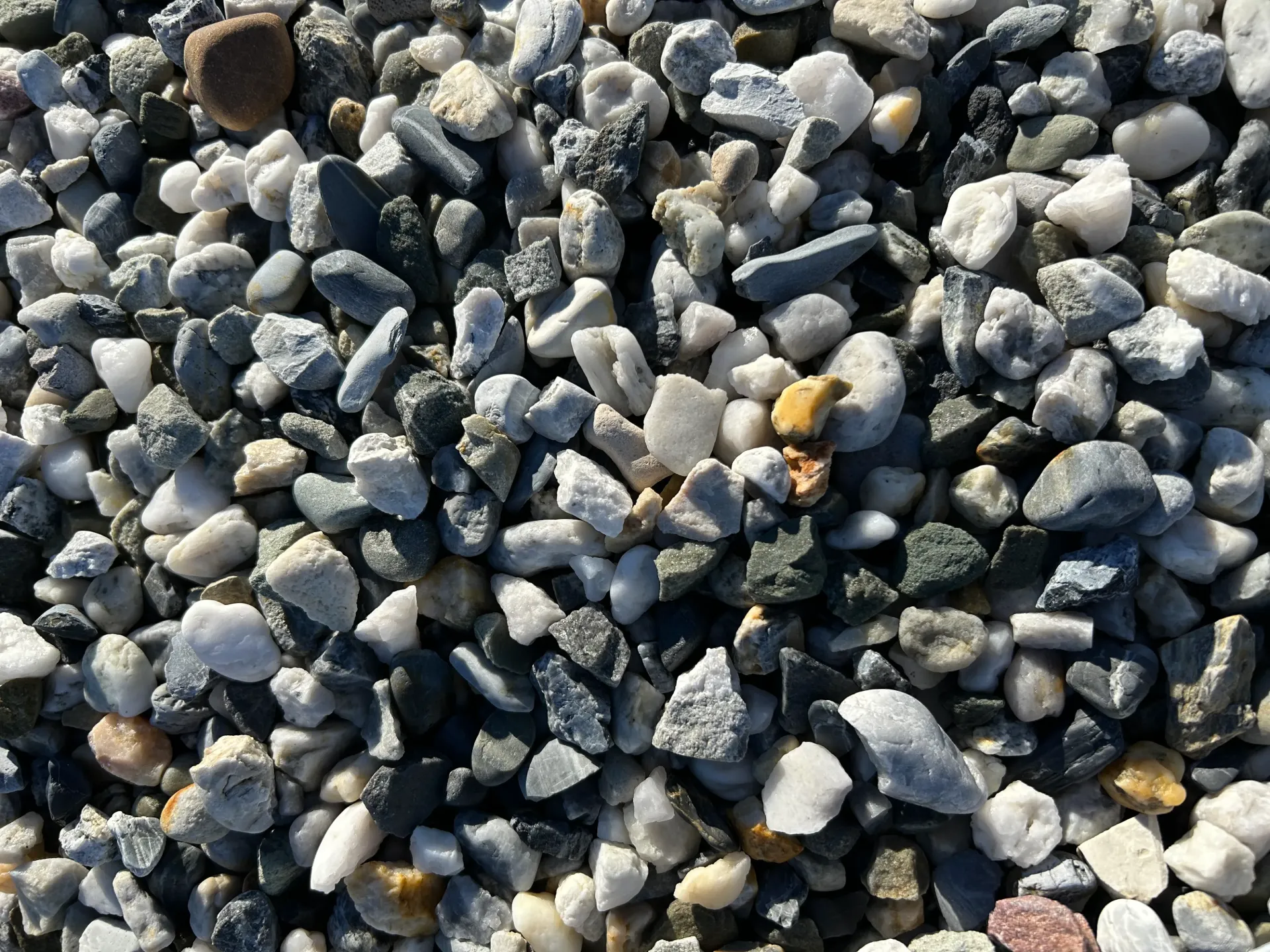 Galet CABANAC gris-blanc roulé 8/16