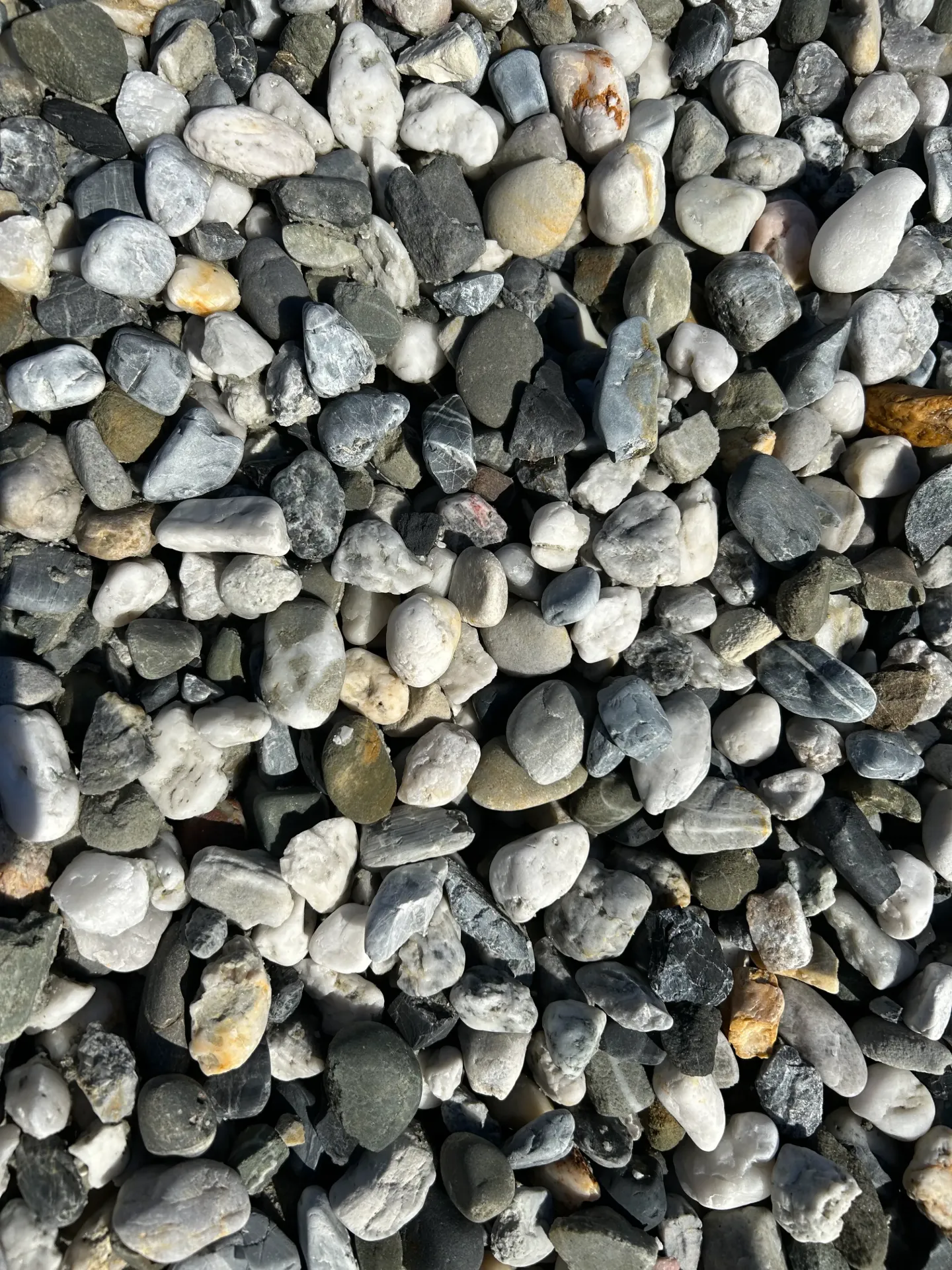 Galet CABANAC gris-blanc roulé 16/22