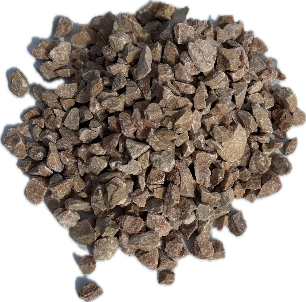 Gravier MARBRE rose concassé 8/12