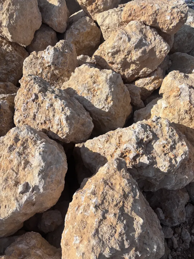 Roche CALCAIRE beige - jaune 400/700